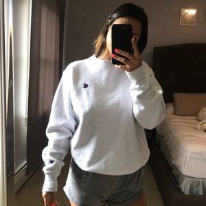 oversized champion crew neck